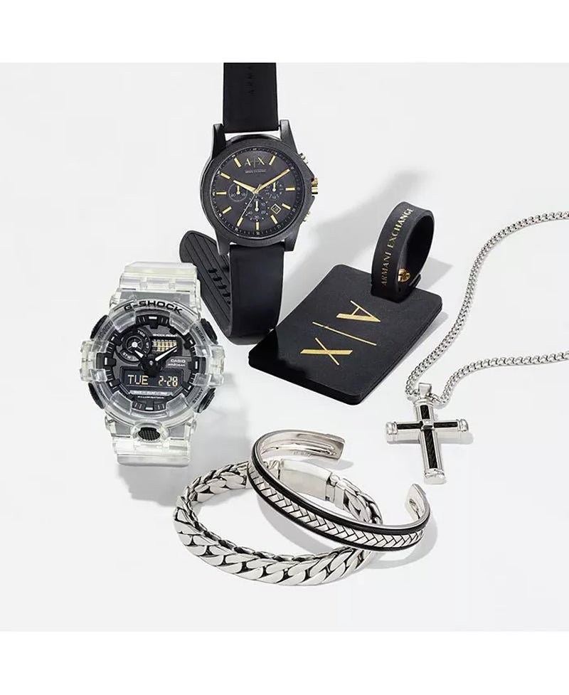 Men'S Chronograph Black Silicone Strap Watch 45Mm Gift Set - Simply Just Deals LLCMen'S Chronograph Black Silicone Strap Watch 45Mm Gift Setaaaa89ec-1312-43d9-98a7-361ba908a24aBlackMen'S Chronograph Black Silicone Strap Watch 45Mm Gift Set