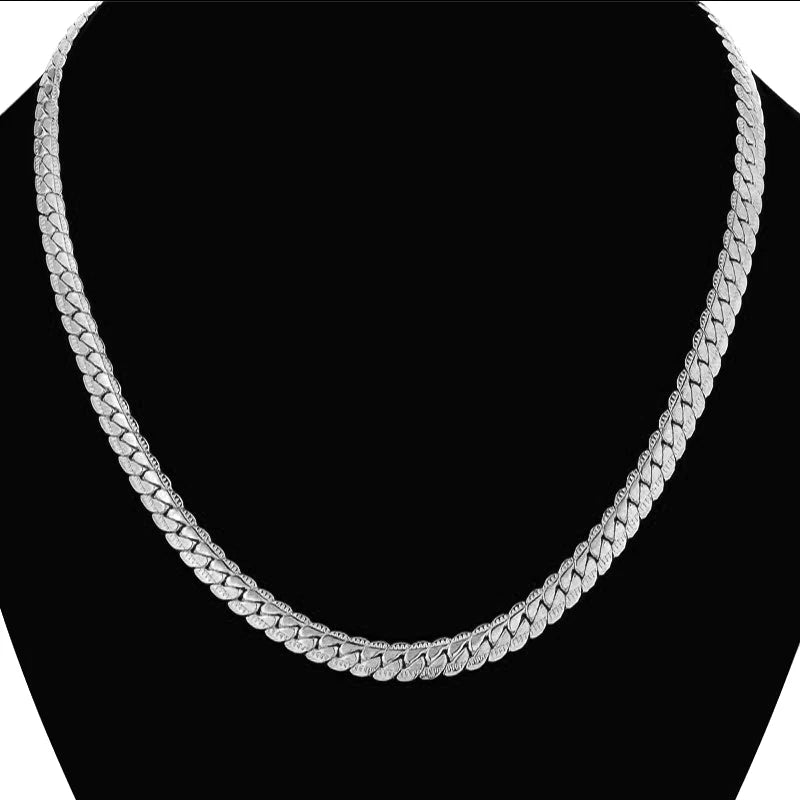 Men'S Hip Hop Silver Color Male 316L Stainless Steel Snake Chain Necklace for Men, Wholesale 7MM Womens Chain Jewelry Collares - Simply Just Deals LLCMen'S Hip Hop Silver Color Male 316L Stainless Steel Snake Chain Necklace for Men, Wholesale 7MM Womens Chain Jewelry Collares2c6bcae6-aa8d-49da-aaac-6ef28f2f96393.5Mm Silver Color45CmMen'S Hip Hop Silver Color Male 316L Stainless Steel Snake Chain Necklace for Men, Wholesale 7MM Womens Chain Jewelry Collares