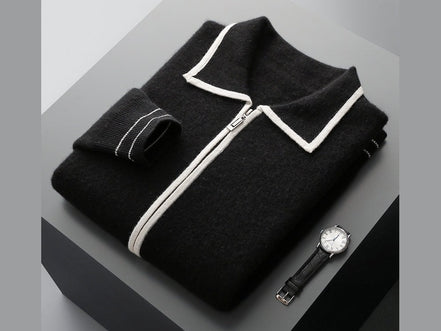 Men's Lightly Mature Cardigan Coat Woolen Sweater - Simply Just Deals LLCMen's Lightly Mature Cardigan Coat Woolen SweaterCJWY254520208HSBlackLMen's Lightly Mature Cardigan Coat Woolen Sweater