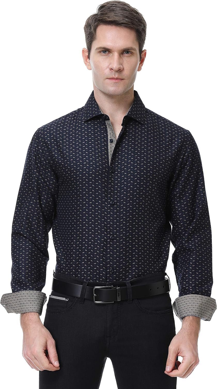 Mens Printed Dress Shirts Easy Care Regular Fit Long Sleeve Casual Button down Shirt for Men (Print14,M) - Simply Just Deals LLCMens Printed Dress Shirts Easy Care Regular Fit Long Sleeve Casual Button down Shirt for Men (Print14,M)4e1a8ca0-4361-4924-809d-943f576133b6Mens Printed Dress Shirts Easy Care Regular Fit Long Sleeve Casual Button down Shirt for Men (Print14,M)