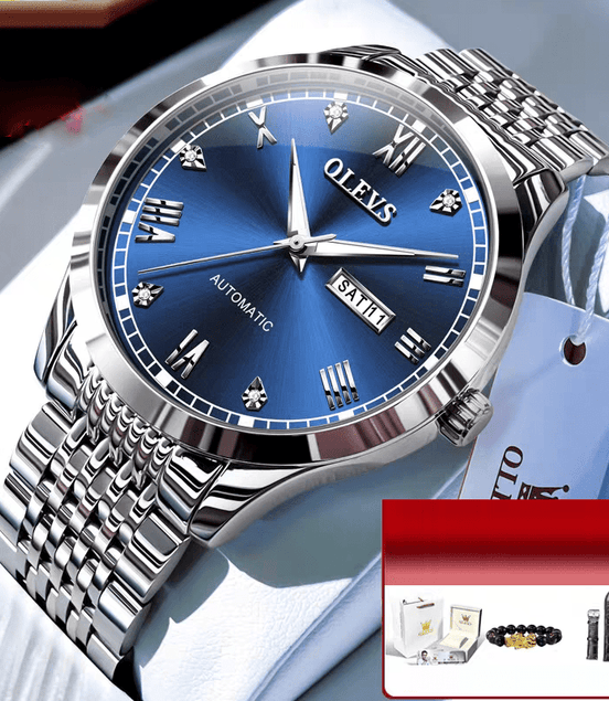 Men's Watch Men's Mechanical Watch Fully Automatic Simple Wind Waterproof Night Light Watch - Simply Just Deals LLCMen's Watch Men's Mechanical Watch Fully Automatic Simple Wind Waterproof Night Light WatchE9355F2B296F418993402C6DE4244E05Steel Strip - BlueMen's Watch Men's Mechanical Watch Fully Automatic Simple Wind Waterproof Night Light Watch