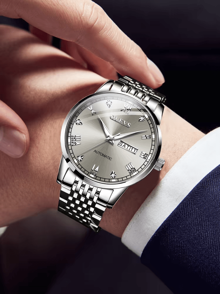 Men's Watch Men's Mechanical Watch Fully Automatic Simple Wind Waterproof Night Light Watch - Simply Just Deals LLCMen's Watch Men's Mechanical Watch Fully Automatic Simple Wind Waterproof Night Light Watch45ACA5D4282940BC808AA4374D9ABE3BSteel strip - grayMen's Watch Men's Mechanical Watch Fully Automatic Simple Wind Waterproof Night Light Watch