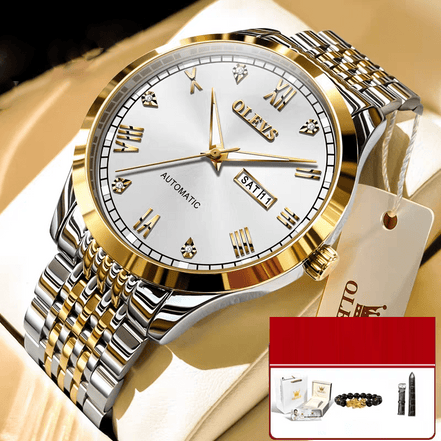 Men's Watch Men's Mechanical Watch Fully Automatic Simple Wind Waterproof Night Light Watch - Simply Just Deals LLCMen's Watch Men's Mechanical Watch Fully Automatic Simple Wind Waterproof Night Light Watch741E453816D44118985CBFCDE48C5BBFSteel strip - white betweenMen's Watch Men's Mechanical Watch Fully Automatic Simple Wind Waterproof Night Light Watch