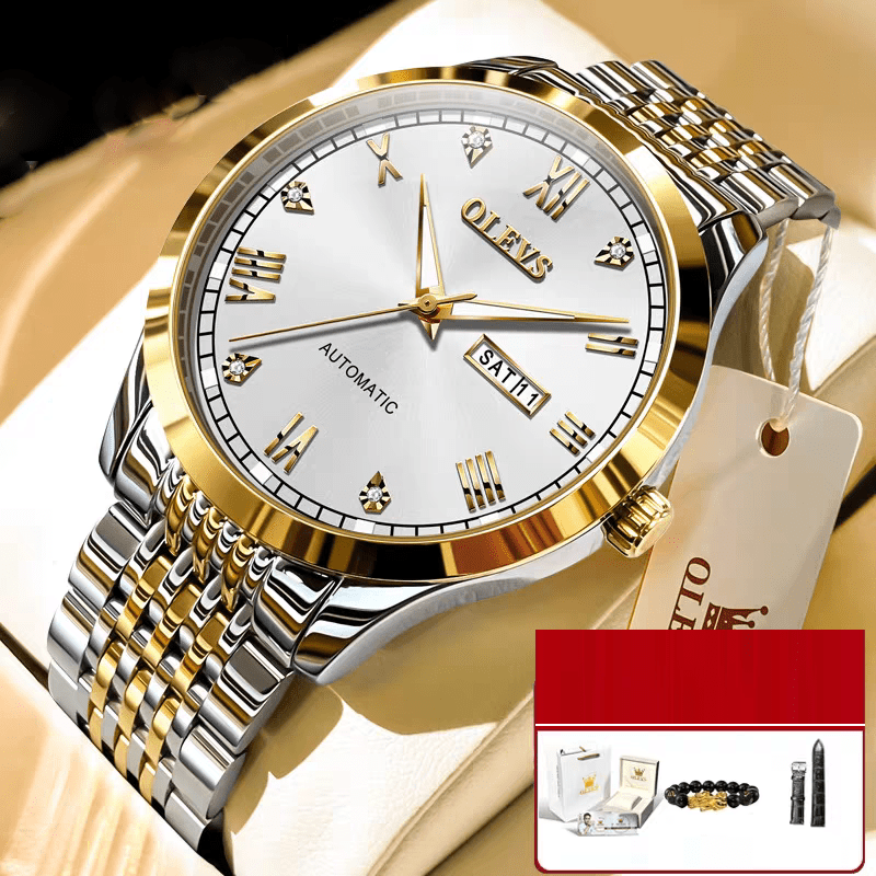 Men's Watch Men's Mechanical Watch Fully Automatic Simple Wind Waterproof Night Light Watch - Simply Just Deals LLCMen's Watch Men's Mechanical Watch Fully Automatic Simple Wind Waterproof Night Light Watch741E453816D44118985CBFCDE48C5BBFSteel strip - white betweenMen's Watch Men's Mechanical Watch Fully Automatic Simple Wind Waterproof Night Light Watch
