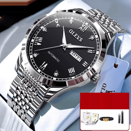 Men's Watch Men's Mechanical Watch Fully Automatic Simple Wind Waterproof Night Light Watch - Simply Just Deals LLCMen's Watch Men's Mechanical Watch Fully Automatic Simple Wind Waterproof Night Light WatchAD4960E799D64ABC8E7E1C90AD827034Steel Strip - BlackMen's Watch Men's Mechanical Watch Fully Automatic Simple Wind Waterproof Night Light Watch