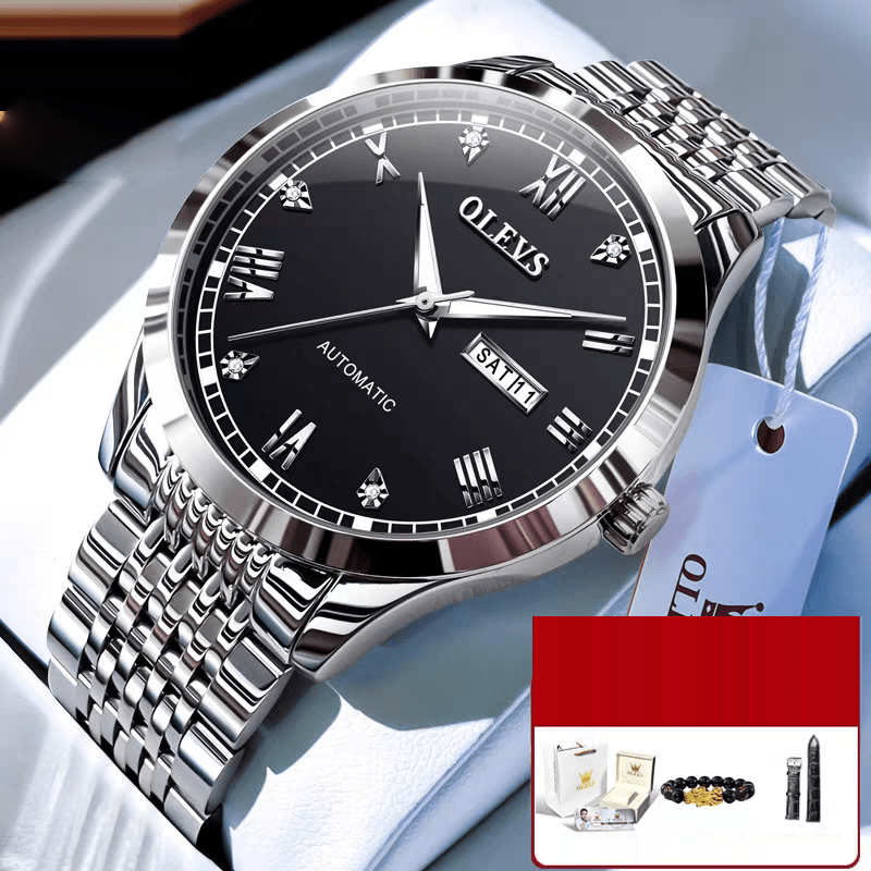 Men's Watch Men's Mechanical Watch Fully Automatic Simple Wind Waterproof Night Light Watch - Simply Just Deals LLCMen's Watch Men's Mechanical Watch Fully Automatic Simple Wind Waterproof Night Light WatchAD4960E799D64ABC8E7E1C90AD827034Steel Strip - BlackMen's Watch Men's Mechanical Watch Fully Automatic Simple Wind Waterproof Night Light Watch