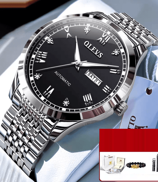 Men's Watch Men's Mechanical Watch Fully Automatic Simple Wind Waterproof Night Light Watch - Simply Just Deals LLCMen's Watch Men's Mechanical Watch Fully Automatic Simple Wind Waterproof Night Light WatchAD4960E799D64ABC8E7E1C90AD827034Steel Strip - BlackMen's Watch Men's Mechanical Watch Fully Automatic Simple Wind Waterproof Night Light Watch