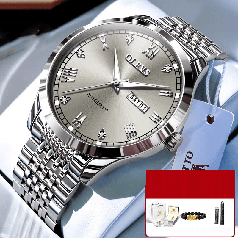 Men's Watch Men's Mechanical Watch Fully Automatic Simple Wind Waterproof Night Light Watch - Simply Just Deals LLCMen's Watch Men's Mechanical Watch Fully Automatic Simple Wind Waterproof Night Light Watch45ACA5D4282940BC808AA4374D9ABE3BSteel strip - grayMen's Watch Men's Mechanical Watch Fully Automatic Simple Wind Waterproof Night Light Watch