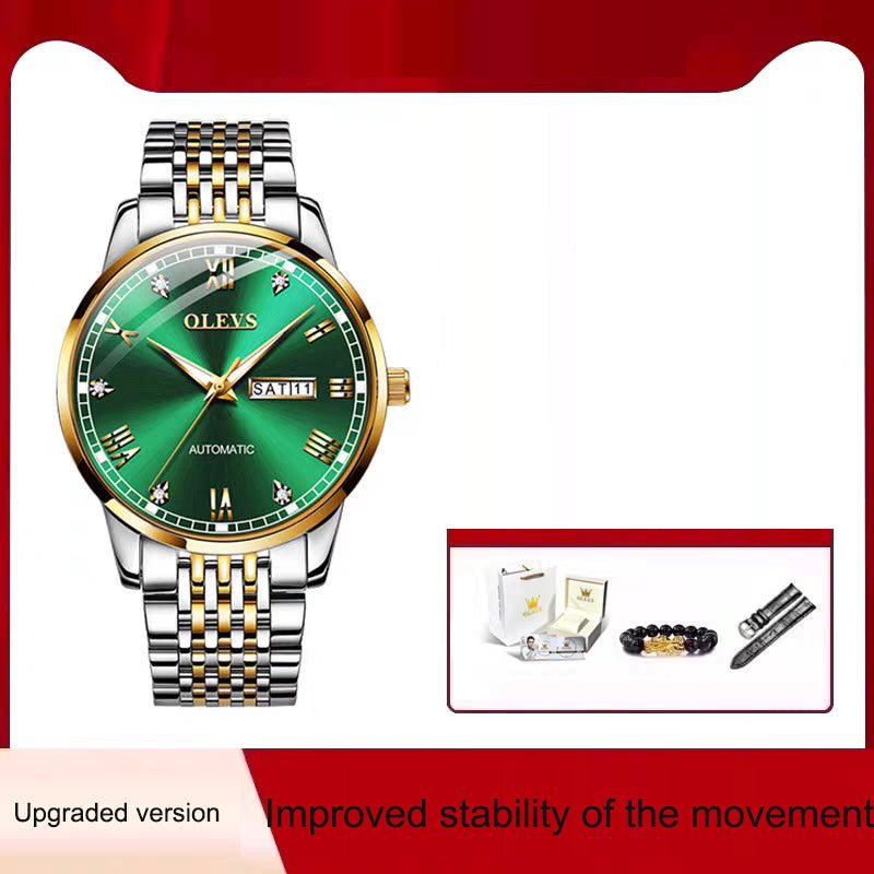 Men's Watch Men's Mechanical Watch Fully Automatic Simple Wind Waterproof Night Light Watch - Simply Just Deals LLCMen's Watch Men's Mechanical Watch Fully Automatic Simple Wind Waterproof Night Light WatchD03F90DC980044E6AD28A53C69F4B0B2Upgraded version - Room GreenMen's Watch Men's Mechanical Watch Fully Automatic Simple Wind Waterproof Night Light Watch