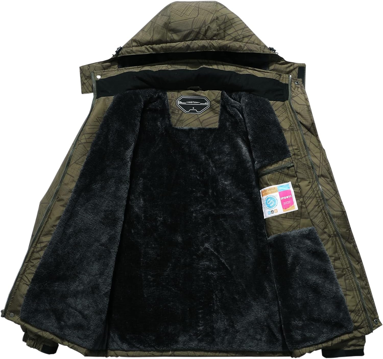 Men'S Waterproof Ski Jacket Snowboarding Windbreaker Warm Winter Hooded Mountain Snow Coat - Simply Just Deals LLCMen'S Waterproof Ski Jacket Snowboarding Windbreaker Warm Winter Hooded Mountain Snow Coatc20459a7-4819-4582-9e91-00e8ec77a125Army Green CityX - LargeMen'S Waterproof Ski Jacket Snowboarding Windbreaker Warm Winter Hooded Mountain Snow Coat