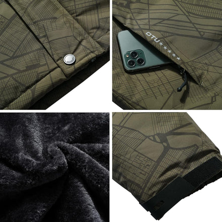 Men'S Waterproof Ski Jacket Snowboarding Windbreaker Warm Winter Hooded Mountain Snow Coat - Simply Just Deals LLCMen'S Waterproof Ski Jacket Snowboarding Windbreaker Warm Winter Hooded Mountain Snow Coatc20459a7-4819-4582-9e91-00e8ec77a125Army Green CityX - LargeMen'S Waterproof Ski Jacket Snowboarding Windbreaker Warm Winter Hooded Mountain Snow Coat