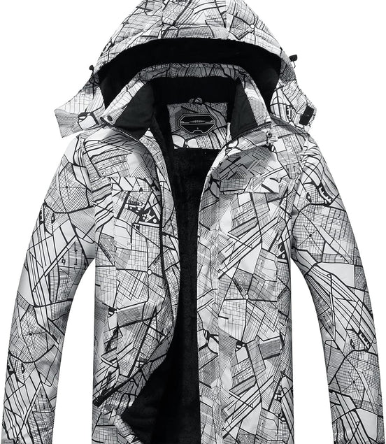 Men'S Waterproof Ski Jacket Snowboarding Windbreaker Warm Winter Hooded Mountain Snow Coat - Simply Just Deals LLCMen'S Waterproof Ski Jacket Snowboarding Windbreaker Warm Winter Hooded Mountain Snow Coat5b83df27-9799-4446-b7ad-4313cf95931aBlack White CityX - LargeMen'S Waterproof Ski Jacket Snowboarding Windbreaker Warm Winter Hooded Mountain Snow Coat