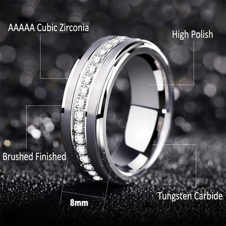 Men'S Wedding Band Brushed Finished Tungsten Carbide Promise Rings for Men Charm Half Eternity round Zircon Jewelry - Simply Just Deals LLCMen'S Wedding Band Brushed Finished Tungsten Carbide Promise Rings for Men Charm Half Eternity round Zircon Jewelrye7bed4fb-e430-4920-9d4c-aac42b93d42f10 (1583)Men'S Wedding Band Brushed Finished Tungsten Carbide Promise Rings for Men Charm Half Eternity round Zircon Jewelry