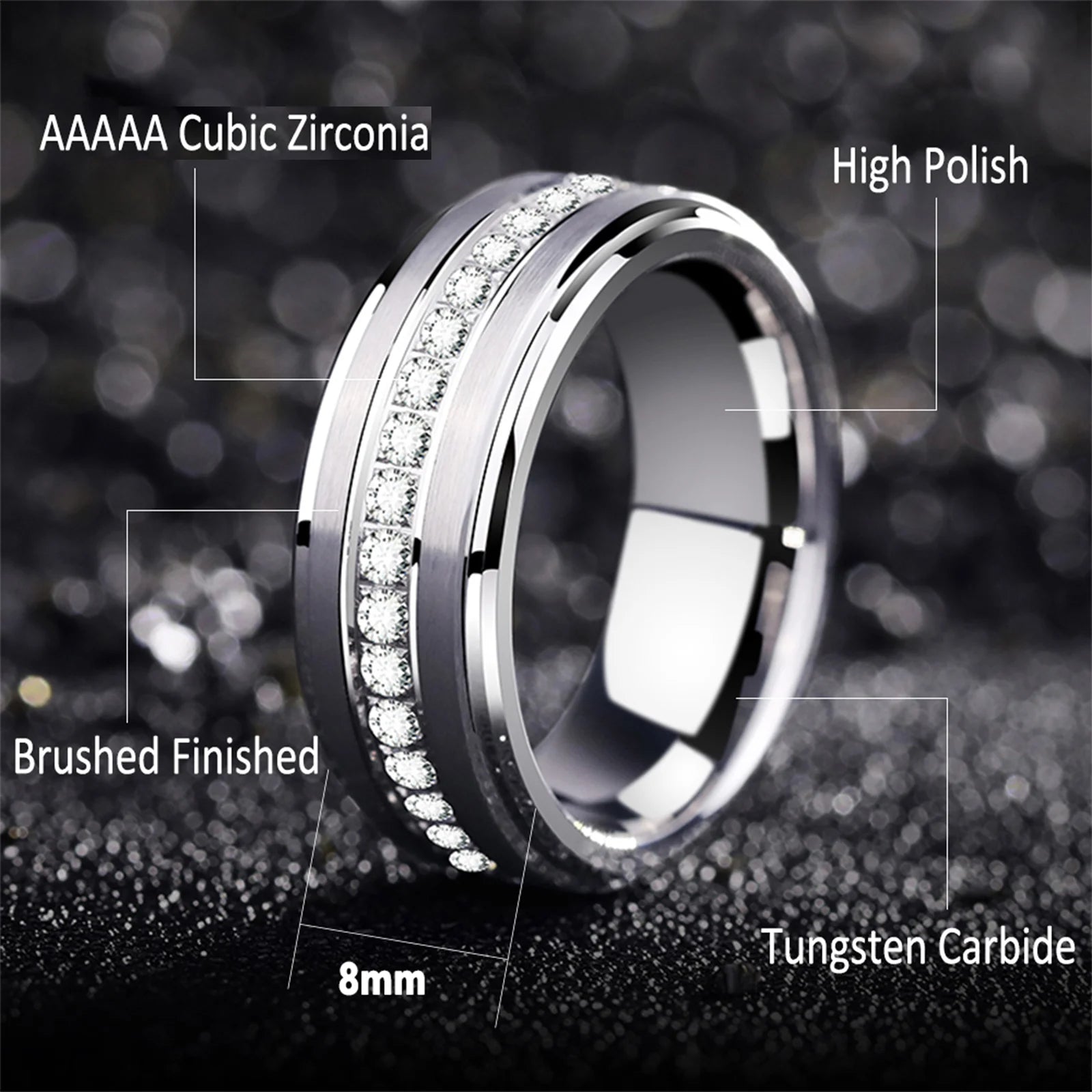 Men'S Wedding Band Brushed Finished Tungsten Carbide Promise Rings for Men Charm Half Eternity round Zircon Jewelry - Simply Just Deals LLCMen'S Wedding Band Brushed Finished Tungsten Carbide Promise Rings for Men Charm Half Eternity round Zircon Jewelrye7bed4fb-e430-4920-9d4c-aac42b93d42f10 (1583)Men'S Wedding Band Brushed Finished Tungsten Carbide Promise Rings for Men Charm Half Eternity round Zircon Jewelry