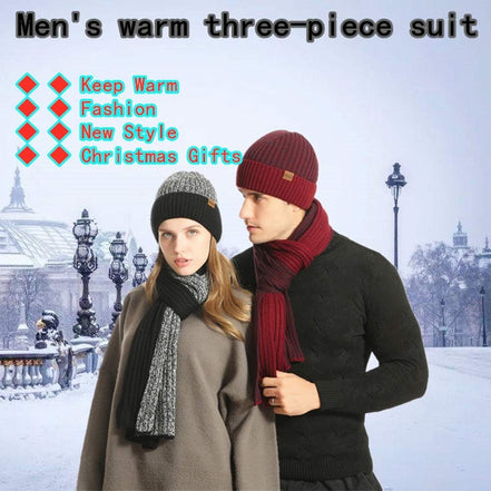Mens Winter Scarf Hats and Gloves Set Knit Beanie Hat Warmer Scarfs and Touchscreen Glove 3 Pcs for Men - Simply Just Deals LLCMens Winter Scarf Hats and Gloves Set Knit Beanie Hat Warmer Scarfs and Touchscreen Glove 3 Pcs for Men91fa37b9-a7ea-42f9-929f-9eb099dbfca9BlackMens Winter Scarf Hats and Gloves Set Knit Beanie Hat Warmer Scarfs and Touchscreen Glove 3 Pcs for Men