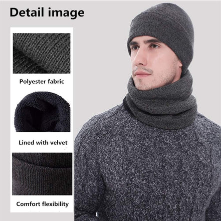 Mens Winter Scarf Hats and Gloves Set Knit Beanie Hat Warmer Scarfs and Touchscreen Glove 3 Pcs for Men - Simply Just Deals LLCMens Winter Scarf Hats and Gloves Set Knit Beanie Hat Warmer Scarfs and Touchscreen Glove 3 Pcs for Men91fa37b9-a7ea-42f9-929f-9eb099dbfca9BlackMens Winter Scarf Hats and Gloves Set Knit Beanie Hat Warmer Scarfs and Touchscreen Glove 3 Pcs for Men