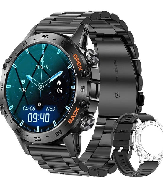 MEVADEN Steel 1.39 Bluetooth Call Smart Watch Men Sports Fitness Tracker Watches IP67 Waterproof Smartwatch for Android IOS MD52 - Simply Just Deals LLCMEVADEN Steel 1.39 Bluetooth Call Smart Watch Men Sports Fitness Tracker Watches IP67 Waterproof Smartwatch for Android IOS MD5214:193steel blacksteel blackMEVADEN Steel 1.39 Bluetooth Call Smart Watch Men Sports Fitness Tracker Watches IP67 Waterproof Smartwatch for Android IOS MD52