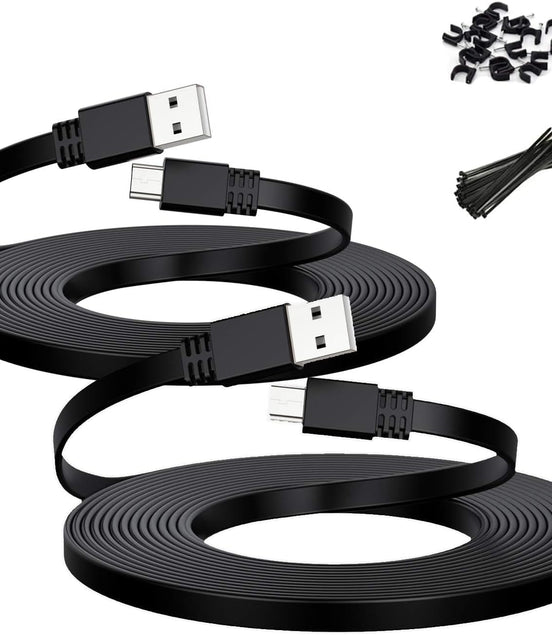 Micro USB Power Cable 30 FT (2 Pack),Flat Micro USB Charging Power Cord,Charger for Wyze Cam V3 V4,Yi Cam,Nest Cam,Blink Mini XT XT2 Outdoor 3Rd Gen Camera,Arlo Q,Zmodo,25 - Simply Just Deals LLCMicro USB Power Cable 30 FT (2 Pack),Flat Micro USB Charging Power Cord,Charger for Wyze Cam V3 V4,Yi Cam,Nest Cam,Blink Mini XT XT2 Outdoor 3Rd Gen Camera,Arlo Q,Zmodo,256d7a5518-a3c5-44bc-8725-0042e7fa8a95Black30Ft/9MMicro USB Power Cable 30 FT (2 Pack),Flat Micro USB Charging Power Cord,Charger for Wy