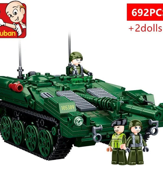 Military Series Building Blocks WW2 Heavy Main Battle Tank Leopard Tank Panther Set with Mini Figure Model Bricks Toys for Kids - Simply Just Deals LLCMilitary Series Building Blocks WW2 Heavy Main Battle Tank Leopard Tank Panther Set with Mini Figure Model Bricks Toys for Kidsce4da5a4-71e9-4221-baeb-387209ef6015692Pcs 1010No BoxMilitary Series Building Blocks WW2 Heavy Main Battle Tank Leopard Tank Panther Set with Mini Figure Model Bricks Toys for Kids
