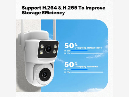 Moes Tuya Smart WiFi Outdoor Security Camera 4MP Dual Screen 2.4G/5G IP65 Waterproof Motion Detection Auto Track Two - Way Audio - Simply Just Deals LLCMoes Tuya Smart WiFi Outdoor Security Camera 4MP Dual Screen 2.4G/5G IP65 Waterproof Motion Detection Auto Track Two - Way Audio200000828:201335940WiFi Smart Camera;200007763:201336100WiFi Smart CameraCHINAMoes Tuya Smart WiFi Outdoor Security Camera 4MP Dual Screen 2.4G/5G IP65 Waterproof Motion Detection Auto Track Two - Way Audio