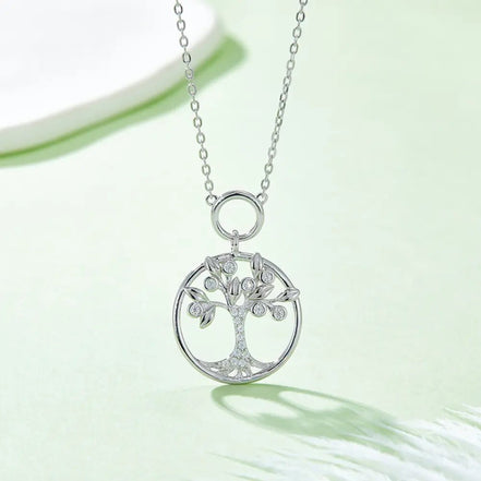 Moissanite 925 Sterling Silver Tree Of Life Pendant Necklace - Simply Just Deals LLCMoissanite 925 Sterling Silver Tree Of Life Pendant Necklace101300379582508SilverOne Sizecf09aa0a7fb345ecb5aac5f128b36d85 - Max