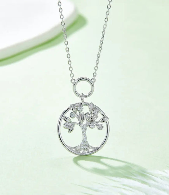 Moissanite 925 Sterling Silver Tree Of Life Pendant Necklace - Simply Just Deals LLCMoissanite 925 Sterling Silver Tree Of Life Pendant Necklace101300379582508SilverOne Sizecf09aa0a7fb345ecb5aac5f128b36d85 - Max