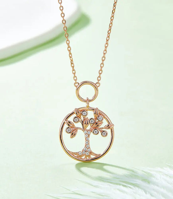 Moissanite 925 Sterling Silver Tree Of Life Pendant Necklace - Simply Just Deals LLCMoissanite 925 Sterling Silver Tree Of Life Pendant Necklace101300379585663Rose GoldOne Size778b34102ebc4497ad841061a58dd7e5 - Max