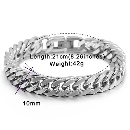 Moorvan Christmas Gift New Stainless Steel Men bracelet Trendy Style,21cm 10mm Bracelet Boys Women Wholesale Jewelry - Simply Just Deals LLCMoorvan Christmas Gift New Stainless Steel Men bracelet Trendy Style,21cm 10mm Bracelet Boys Women Wholesale Jewelry200000639:2832;200001034:3611818MM WIDE Silver8MM WIDE Silver21cmMoorvan Christmas Gift New Stainless Steel Men bracelet Trendy Style,21cm 10mm Bracelet Boys Women Wholesale Jewelry