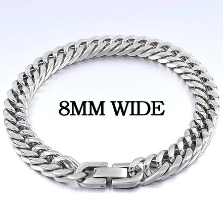 Moorvan Christmas Gift New Stainless Steel Men bracelet Trendy Style,21cm 10mm Bracelet Boys Women Wholesale Jewelry - Simply Just Deals LLCMoorvan Christmas Gift New Stainless Steel Men bracelet Trendy Style,21cm 10mm Bracelet Boys Women Wholesale Jewelry200000639:2832;200001034:3611818MM WIDE Silver8MM WIDE Silver21cmMoorvan Christmas Gift New Stainless Steel Men bracelet Trendy Style,21cm 10mm Bracelet Boys Women Wholesale Jewelry - Simply Just Deals LLC