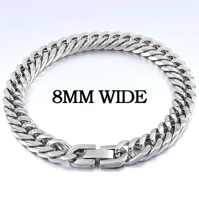 Moorvan Christmas Gift New Stainless Steel Men bracelet Trendy Style,21cm 10mm Bracelet Boys Women Wholesale Jewelry - Simply Just Deals LLCMoorvan Christmas Gift New Stainless Steel Men bracelet Trendy Style,21cm 10mm Bracelet Boys Women Wholesale Jewelry200000639:2832;200001034:3611818MM WIDE Silver8MM WIDE Silver21cmMoorvan Christmas Gift New Stainless Steel Men bracelet Trendy Style,21cm 10mm Bracelet Boys Women Wholesale Jewelry - Simply Just Deals LLC