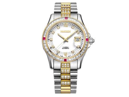 NAKZEN Men Japan NH35 Movement Automatic Mechanical Watch Elegant Diamond Stainless Steel Bracelet Watches Relogio Masculino - Simply Just Deals LLCNAKZEN Men Japan NH35 Movement Automatic Mechanical Watch Elegant Diamond Stainless Steel Bracelet Watches Relogio Masculino(store front) defaultSD03071525128436 - 1blackNAKZEN Men Japan NH35 Movement Automatic Mechanical Watch Elegant Diamond Stainless Steel Bracelet Watches Relogio Masculino - 2