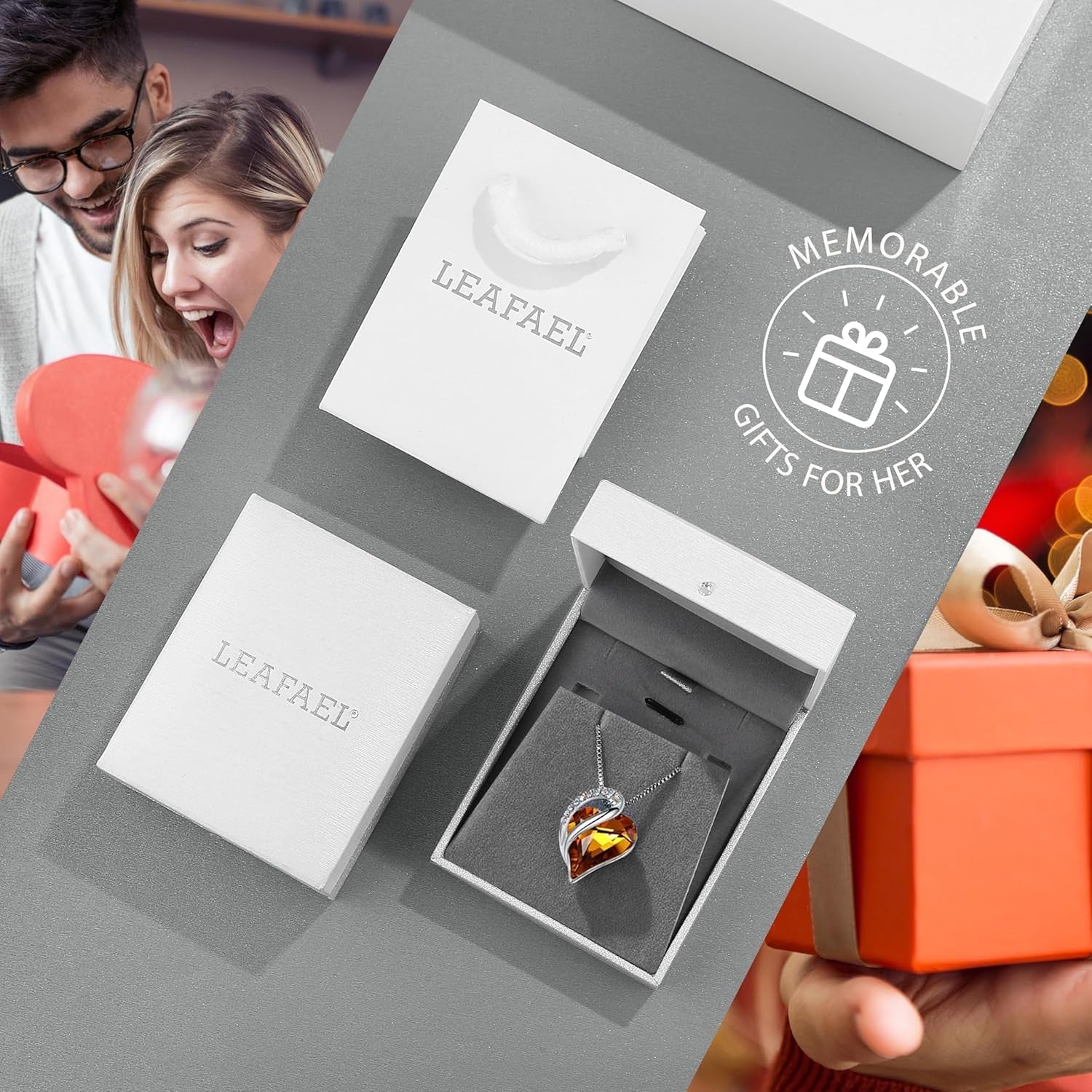 Necklaces for Women, Infinity Love Birthstone Heart Crystal Pendant, Birthday Jewelry Gifts for Her, Mom, and Wife, Silver Plated, 18 plus 2 Inch Adjustable Chain - Simply Just Deals LLCNecklaces for Women, Infinity Love Birthstone Heart Crystal Pendant, Birthday Jewelry Gifts for Her, Mom, and Wife, Silver Plated, 18 plus 2 Inch Adjustable Chaine468e730-2c89-4543-9ad2-dd856034999611A - November - Amber BrownNecklaces for Women, Infinity Love Birthstone Heart Crystal Pendant, Birthday Jewelry Gi