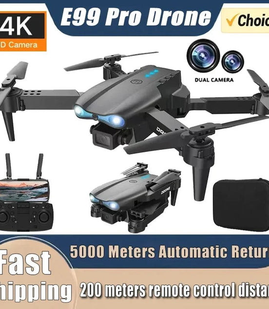 New E99Pro RC Drone 4K Professinal With Wide Angle Dual HD Camera Foldable RC Helicopter 5G WIFI FPV Height Hold Apron Sell - Simply Just Deals LLCNew E99Pro RC Drone 4K Professinal With Wide Angle Dual HD Camera Foldable RC Helicopter 5G WIFI FPV Height Hold Apron Sell14193E99 - Dual - 4K - Bag - BoxE99 - Dual - 4K - Bag - BoxNew E99Pro RC Drone 4K Professinal With Wide Angle Dual HD Camera Foldable RC Helicopter 5G WIFI FPV Height Hold Apron Sell