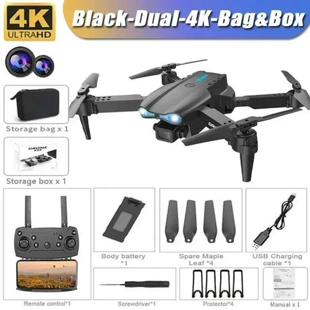New E99Pro RC Drone 4K Professinal With Wide Angle Dual HD Camera Foldable RC Helicopter 5G WIFI FPV Height Hold Apron Sell - Simply Just Deals LLCNew E99Pro RC Drone 4K Professinal With Wide Angle Dual HD Camera Foldable RC Helicopter 5G WIFI FPV Height Hold Apron Sell14193E99 - Dual - 4K - Bag - BoxE99 - Dual - 4K - Bag - BoxNew E99Pro RC Drone 4K Professinal With Wide Angle Dual HD Camera Foldable RC Helicopter 5G WIFI FPV Height Hold Apron Sell