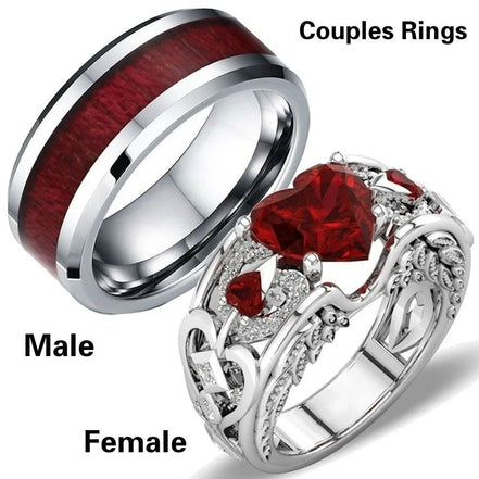 New Fashion Heart Ruby Women's Ring Stainless Steel Men's Ring Couple Jewelry - Simply Just Deals LLCNew Fashion Heart Ruby Women's Ring Stainless Steel Men's Ring Couple Jewelry200000369:1583;200000783:350853malemale10New Fashion Heart Ruby Women's Ring Stainless Steel Men's Ring Couple Jewelry