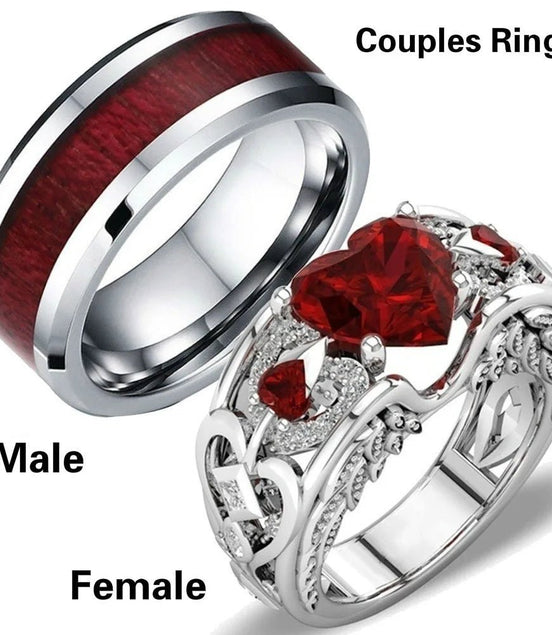 New Fashion Heart Ruby Women's Ring Stainless Steel Men's Ring Couple Jewelry - Simply Just Deals LLCNew Fashion Heart Ruby Women's Ring Stainless Steel Men's Ring Couple Jewelry200000369:1583;200000783:350853malemale10New Fashion Heart Ruby Women's Ring Stainless Steel Men's Ring Couple Jewelry