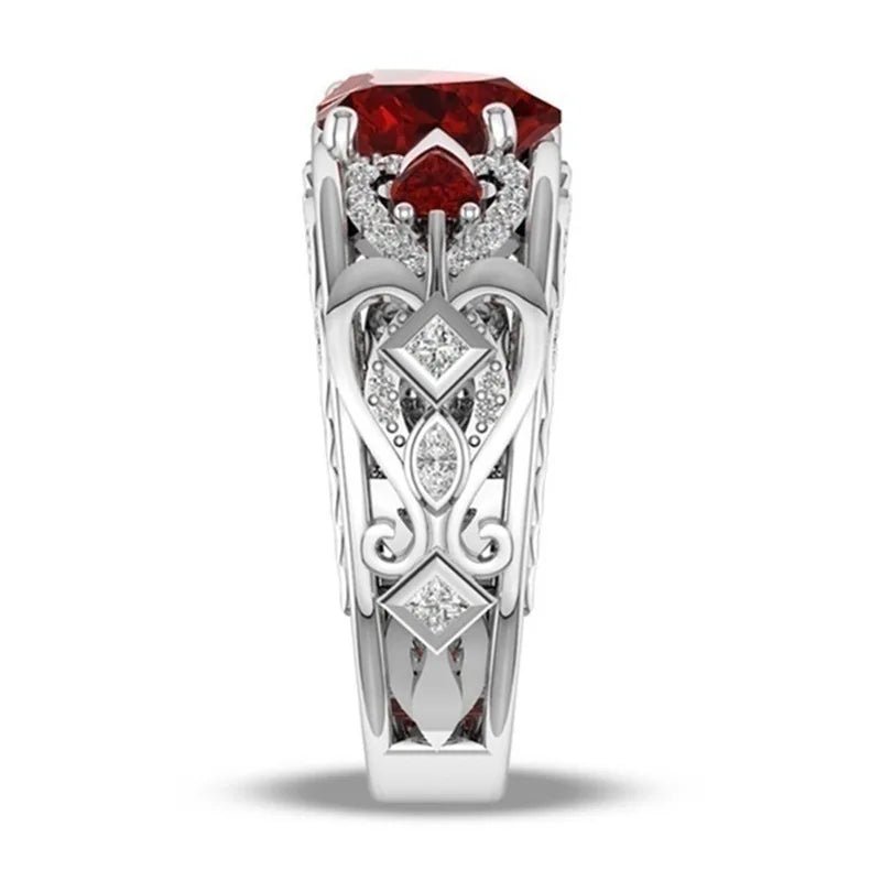 New Fashion Heart Ruby Women's Ring Stainless Steel Men's Ring Couple Jewelry - Simply Just Deals LLCNew Fashion Heart Ruby Women's Ring Stainless Steel Men's Ring Couple Jewelry200000369:1583;200000783:350853malemale10New Fashion Heart Ruby Women's Ring Stainless Steel Men's Ring Couple Jewelry