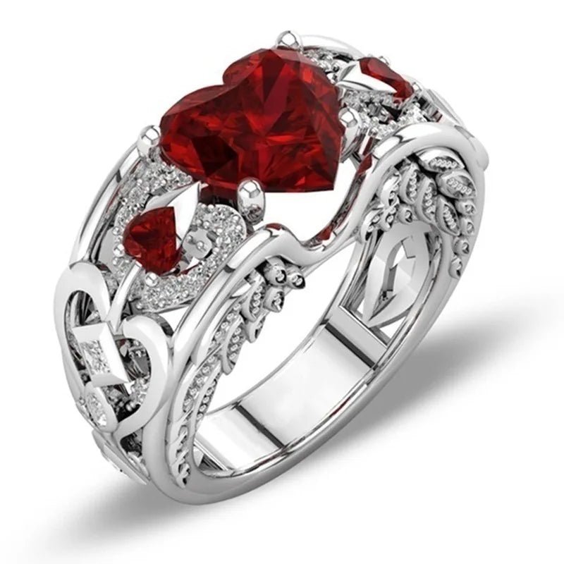 New Fashion Heart Ruby Women's Ring Stainless Steel Men's Ring Couple Jewelry - Simply Just Deals LLCNew Fashion Heart Ruby Women's Ring Stainless Steel Men's Ring Couple Jewelry200000369:1583;200000783:350850FemaleFemale10New Fashion Heart Ruby Women's Ring Stainless Steel Men's Ring Couple Jewelry