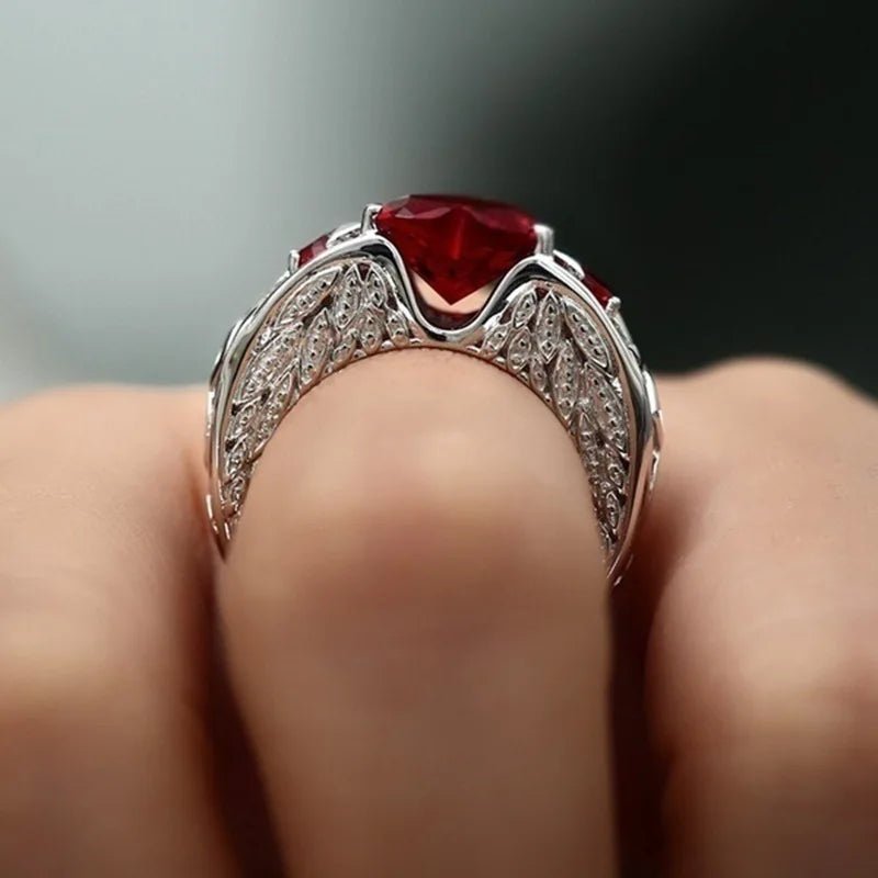 New Fashion Heart Ruby Women's Ring Stainless Steel Men's Ring Couple Jewelry - Simply Just Deals LLCNew Fashion Heart Ruby Women's Ring Stainless Steel Men's Ring Couple Jewelry200000369:1583;200000783:350853malemale10New Fashion Heart Ruby Women's Ring Stainless Steel Men's Ring Couple Jewelry