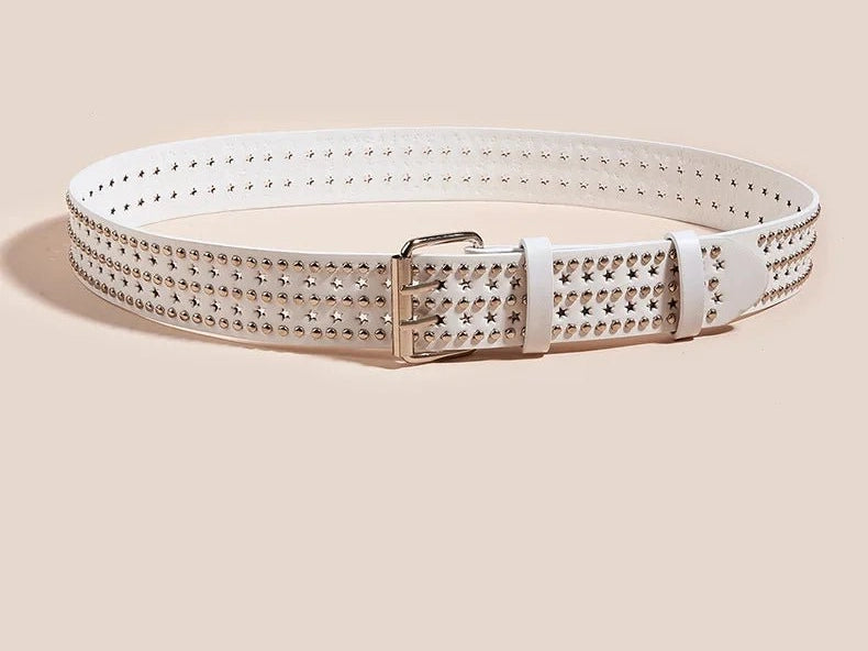 New Fashion Unisex Hollow Star Belt Fashion Ladies Leather Studded Gift Man's Goth Rock Wild Adjustable Women Punk Black Belt - Simply Just Deals LLCNew Fashion Unisex Hollow Star Belt Fashion Ladies Leather Studded Gift Man's Goth Rock Wild Adjustable Women Punk Black Belt14:29Black;200000858:201447585Black105CMNew Fashion Unisex Hollow Star Belt Fashion Ladies Leather Studded Gift Man's Goth Rock Wild Adjustable Women Punk Black Belt