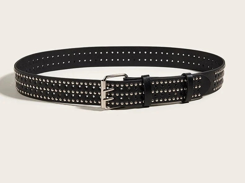 New Fashion Unisex Hollow Star Belt Fashion Ladies Leather Studded Gift Man's Goth Rock Wild Adjustable Women Punk Black Belt - Simply Just Deals LLCNew Fashion Unisex Hollow Star Belt Fashion Ladies Leather Studded Gift Man's Goth Rock Wild Adjustable Women Punk Black Belt14:29Black;200000858:201447585Black105CMNew Fashion Unisex Hollow Star Belt Fashion Ladies Leather Studded Gift Man's Goth Rock Wild Adjustable Women Punk Black Belt