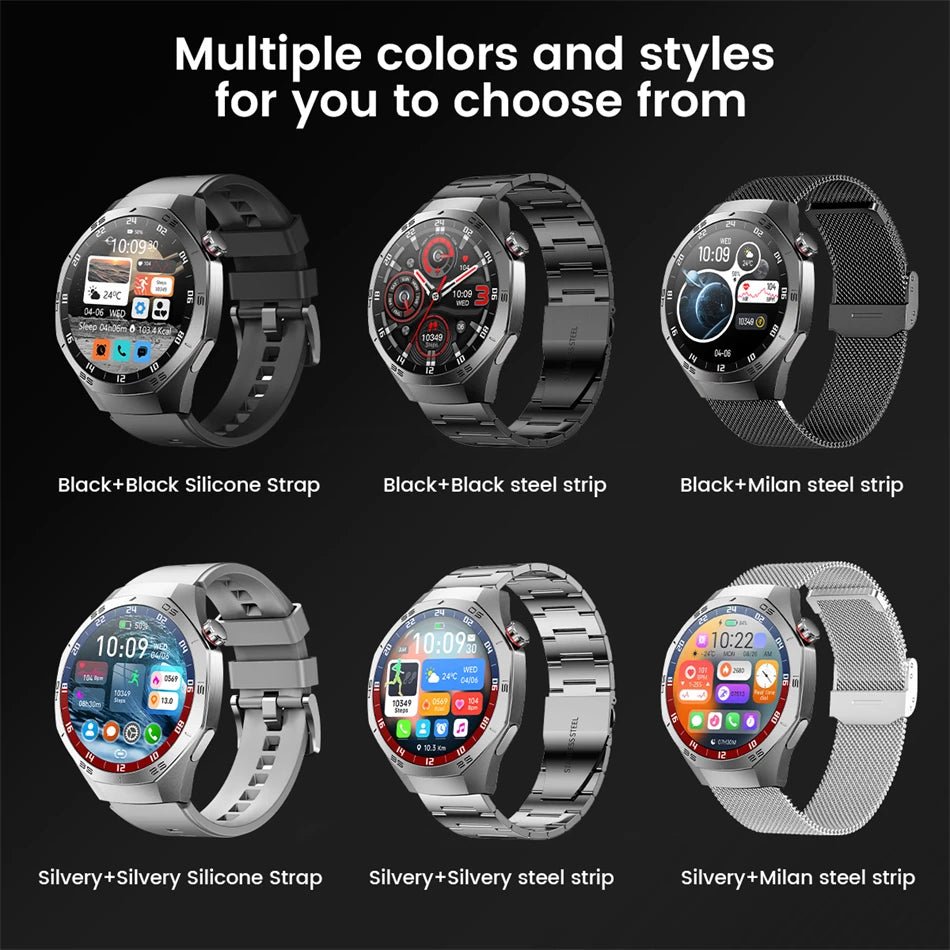 New Original GT5 Pro Smart Watch Men HD AMOLED Screen GPS Motion Trajectory Heart Rate Bluetooth Call 1.52