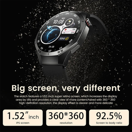 New Original GT5 Pro Smart Watch Men HD AMOLED Screen GPS Motion Trajectory Heart Rate Bluetooth Call 1.52" SmartWatch IP68+box - Simply Just Deals LLCNew Original GT5 Pro Smart Watch Men HD AMOLED Screen GPS Motion Trajectory Heart Rate Bluetooth Call 1.52" SmartWatch IP68+box14:193Grey;5:361385BT CallGreyBT CallNew Original GT5 Pro Smart Watch Men HD AMOLED Screen GPS Motion Trajectory Heart Rate Bluetooth Call 1.52" SmartWatch IP68+box