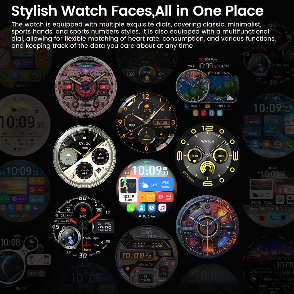 New Original GT5 Pro Smart Watch Men HD AMOLED Screen GPS Motion Trajectory Heart Rate Bluetooth Call 1.52