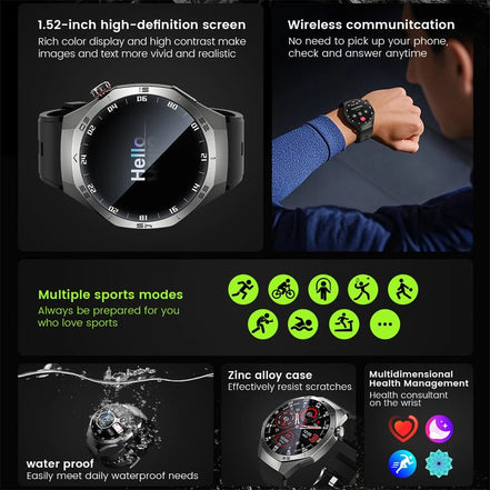 New Original GT5 Pro Smart Watch Men HD AMOLED Screen GPS Motion Trajectory Heart Rate Bluetooth Call 1.52" SmartWatch IP68+box - Simply Just Deals LLCNew Original GT5 Pro Smart Watch Men HD AMOLED Screen GPS Motion Trajectory Heart Rate Bluetooth Call 1.52" SmartWatch IP68+box14:193Grey;5:361385BT CallGreyBT CallNew Original GT5 Pro Smart Watch Men HD AMOLED Screen GPS Motion Trajectory Heart Rate Bluetooth Call 1.52" SmartWatch IP68+box