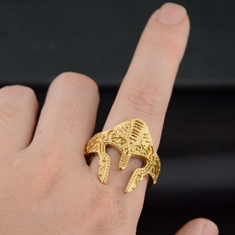 New Personality Warrior Mask Ring Fashion - Simply Just Deals LLCNew Personality Warrior Mask Ring Fashion0CJLX168232601AZGoldSize 8New Personality Warrior Mask Ring Fashion