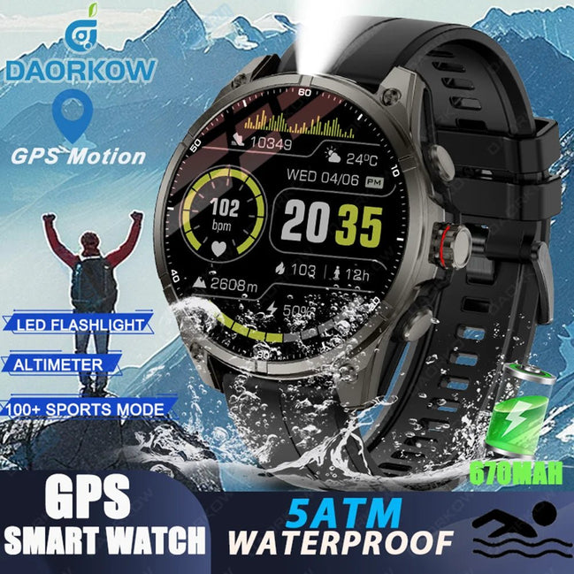 New sports smartwatch Real - time GPS motion trajectory Altitude measurement Compass Outdoor flashlight 670 mAh ultra - long standby - Simply Just Deals LLCNew sports smartwatch Real - time GPS motion trajectory Altitude measurement Compass Outdoor flashlight 670 mAh ultra - long standby14:29Black silicone;5:100009342GPSBlack siliconeGPSNew sports smartwatch Real - time GPS motion trajectory Altitude measurement Compass Outdoor flashlight 670 mAh ultra - long standby