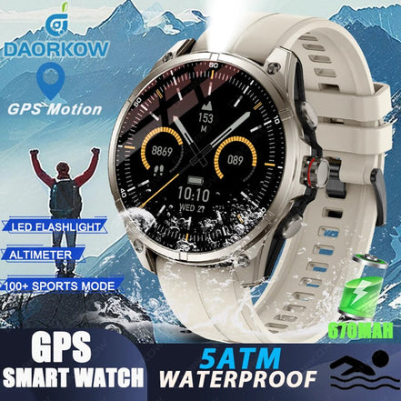 New sports smartwatch Real - time GPS motion trajectory Altitude measurement Compass Outdoor flashlight 670 mAh ultra - long standby - Simply Just Deals LLCNew sports smartwatch Real - time GPS motion trajectory Altitude measurement Compass Outdoor flashlight 670 mAh ultra - long standby14:193White silicone;5:100009342GPSWhite siliconeGPSNew sports smartwatch Real - time GPS motion trajectory Altitude measurement Compass Outdoor flashlight 670 mAh ultra - long standby