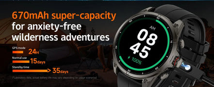 New sports smartwatch Real - time GPS motion trajectory Altitude measurement Compass Outdoor flashlight 670 mAh ultra - long standby - Simply Just Deals LLCNew sports smartwatch Real - time GPS motion trajectory Altitude measurement Compass Outdoor flashlight 670 mAh ultra - long standby14:496Silvery steel A;5:100009342GPSSilvery steel AGPSNew sports smartwatch Real - time GPS motion trajectory Altitude measurement Compass Outdoor flashlight 670 mAh ultra - long standby