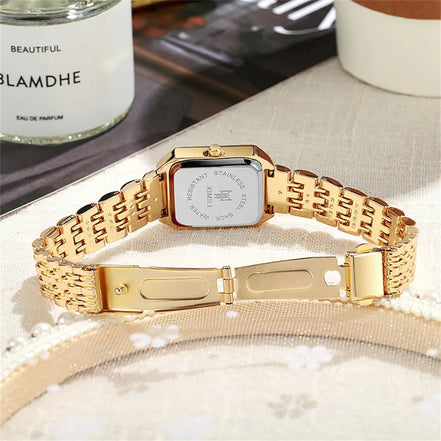 New Women Watch Light Luxury Brand Stainless Steel Ladies Business Watches Female Student Fashion Quartz Wristwatch - Simply Just Deals LLCNew Women Watch Light Luxury Brand Stainless Steel Ladies Business Watches Female Student Fashion Quartz Wristwatch142000000802PCSBWithoutBox2PCS B Without BoxNew Women Watch Light Luxury Brand Stainless Steel Ladies Business Watches Female Student Fashion Quartz Wristwatch